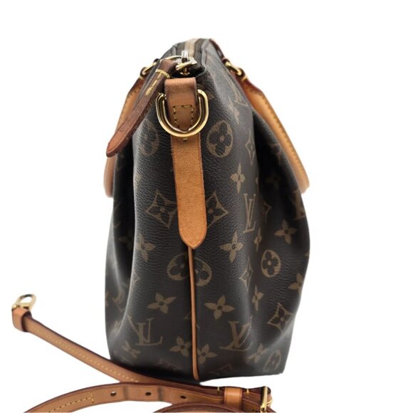 COA INCLUDED - (MM) Louis Vuitton Turen Women's Handbag Monogram Brown 2-Way - Picture 10 of 16